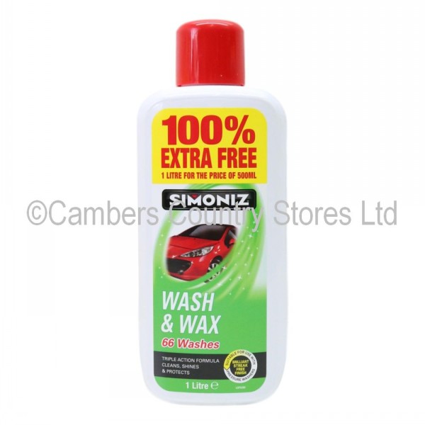 Simoniz Wash & Wax 1 Litre Cambers Country Store Simoniz Wash & Wax 1 Litre Cambers Country Store